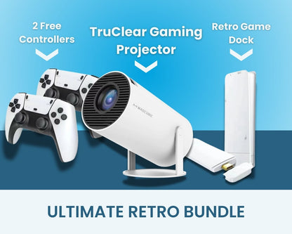 ULTIMATE BUNDLE (Projector + Retro Game Dock)